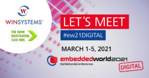 Graphic depicting Embedded World 2021-Digital Show Registration