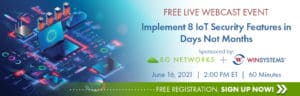 Free Live Webcast on Embedded Cypersecurity