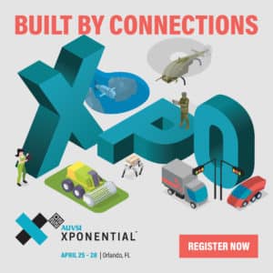 AUVSI XPO-Built by Connections Graphic