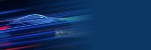 Fast car blue BG
