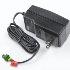 External 24Watt +48V DC output power supply with US AC inlet plug