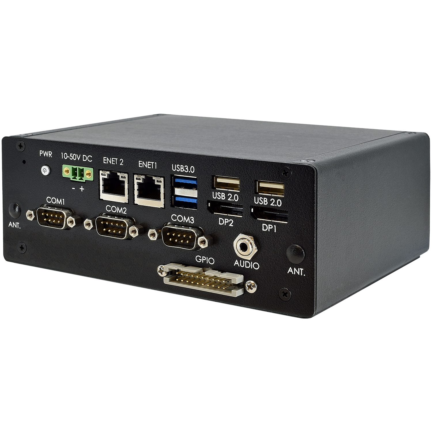 SYS-427X fanless industrial computer with the Intel® Apollo Lake-I SOC quad-core processor.